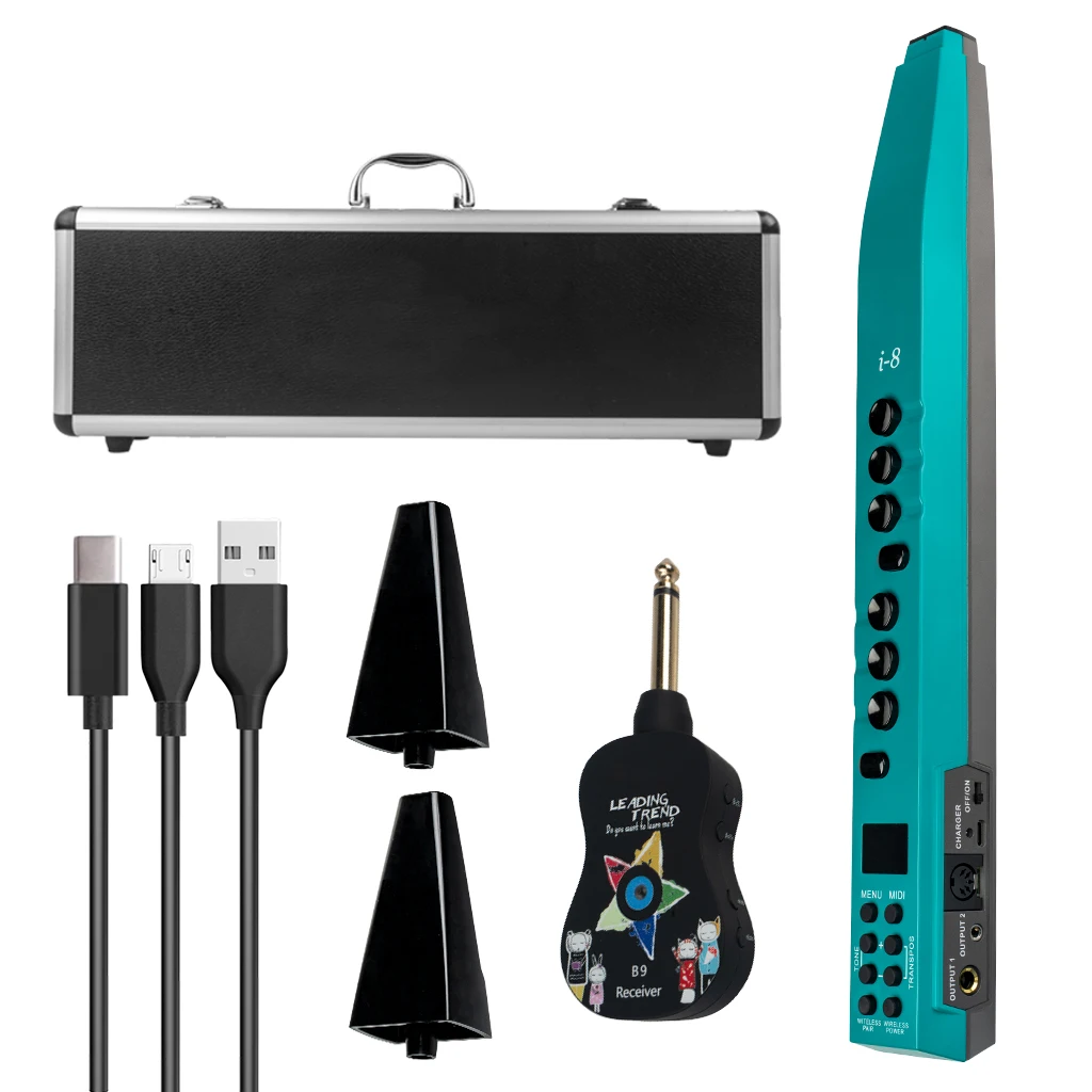 

Electric Blowpipe Electric Saxophone Sax Clarinet Violin Trumpet 83 Sounds USB LCD Digital Wind Instrument