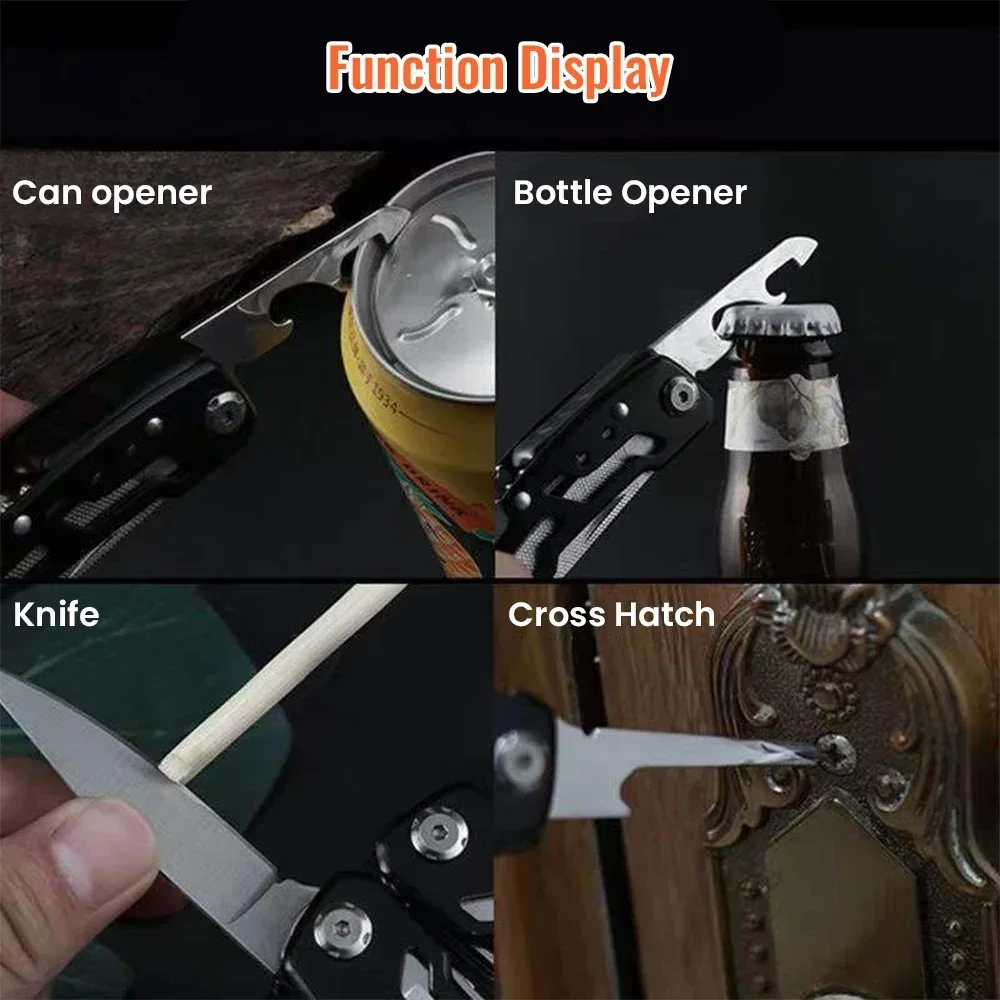 Folding Knife Pliers Stainless Steel Multi-tool Outdoor Combination Portable