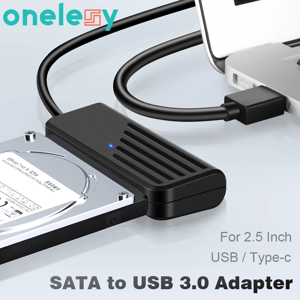 Onelesy Sata To Usb 3.0 Adapter Type C To Sata Cable 5gbps High Speed Data Transmission For 2.5