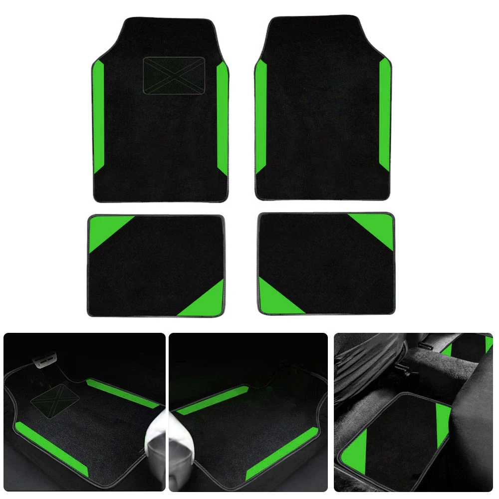 4pcs Universal Car Floor Mats For Hyundai Tiburon Venue I40 Avante