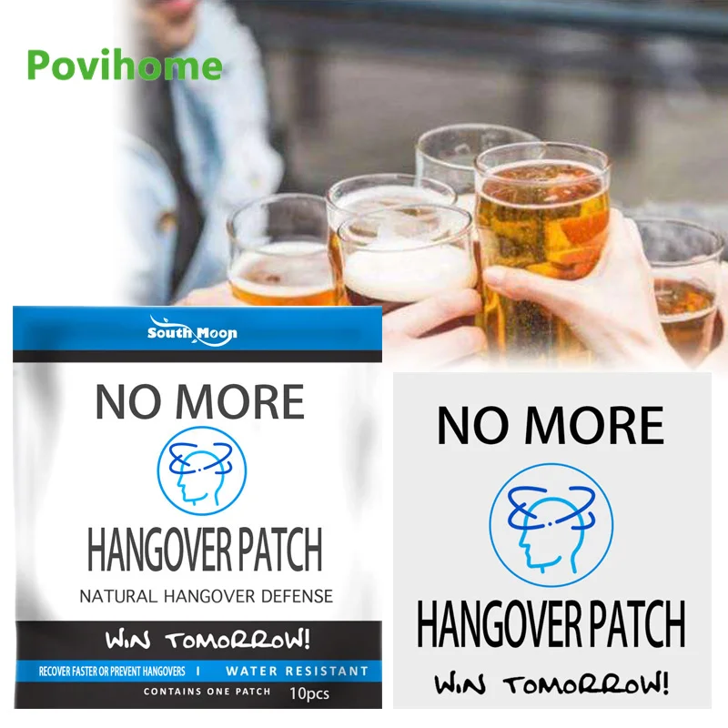 10/20pcs Quit Drinking Patch Herbal Medicine Plaster Protect Liver