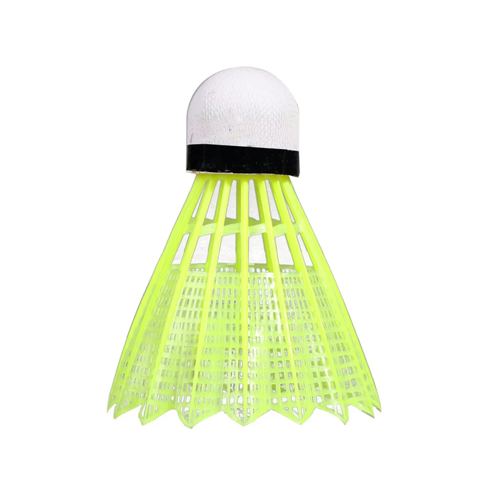 Imitation Nylon Feather Badminton Plastic Birdies Ball Set 12Pcs Shuttlecock for Indoors Outdoors Sports Activities/Training