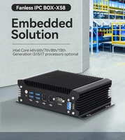 12th Gen Intel Core i5-1235U Fanless Industrial Mini PC 2x Gigabit LAN 2x COM RS232 8x USB Support WiFi 4G SIM LTE Windows Linux 2