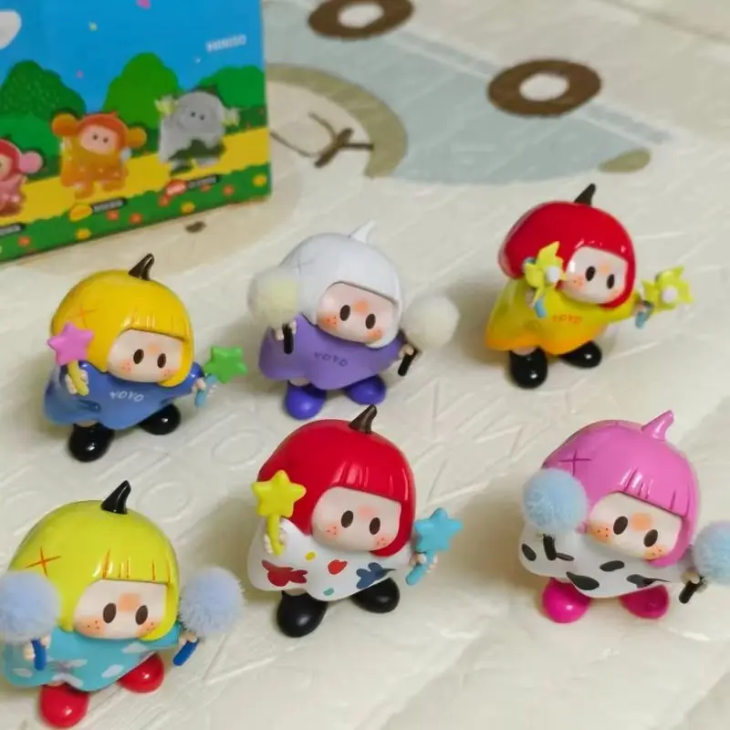 MINISO YOYO フィギュアセット　ICONBOX ブラインドボックス MINISO YOYO Tilted Head Series Blind Box Mini Figure Art Toy