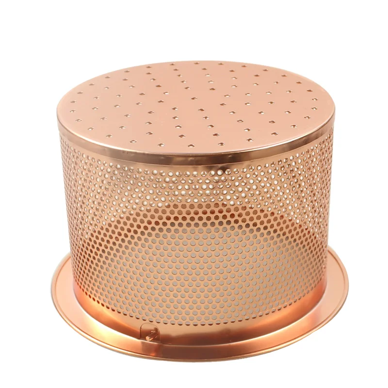 Talea Stainless Steel Copper Plating Deep Sink Strainer Basket Filter QS093C020
