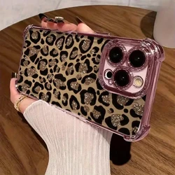 Luxury Leopard Print Plating Phone Case for Vivo Y200i 5G (DDF - CC260116Q1)