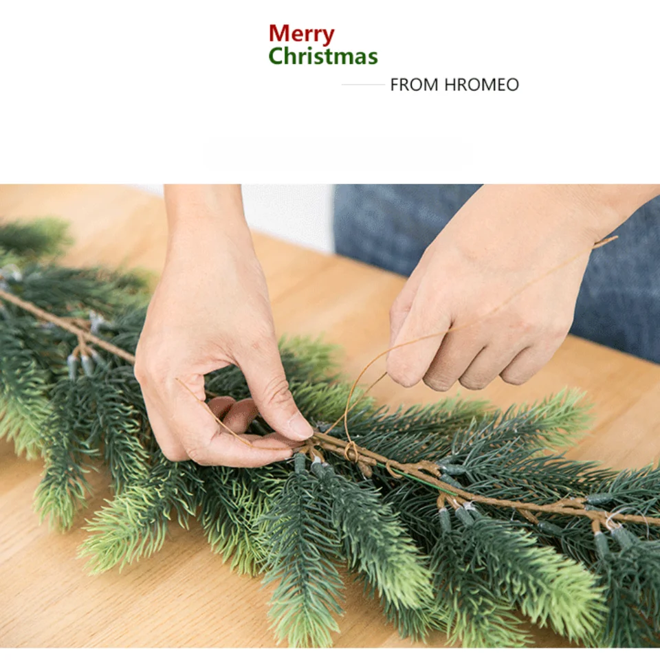 Christmas Garland Guirnalda De Navidad Con Diseño De Lágrimas Artificiales  De Pino De 21.6 Pulgadas, Guirnalda De Navidad Norfolk Para Puerta  Delantera, Navidad, Vacaciones, Hogar, Decoración Para Colgar En La Pared  Guirnalda, image size:960x960