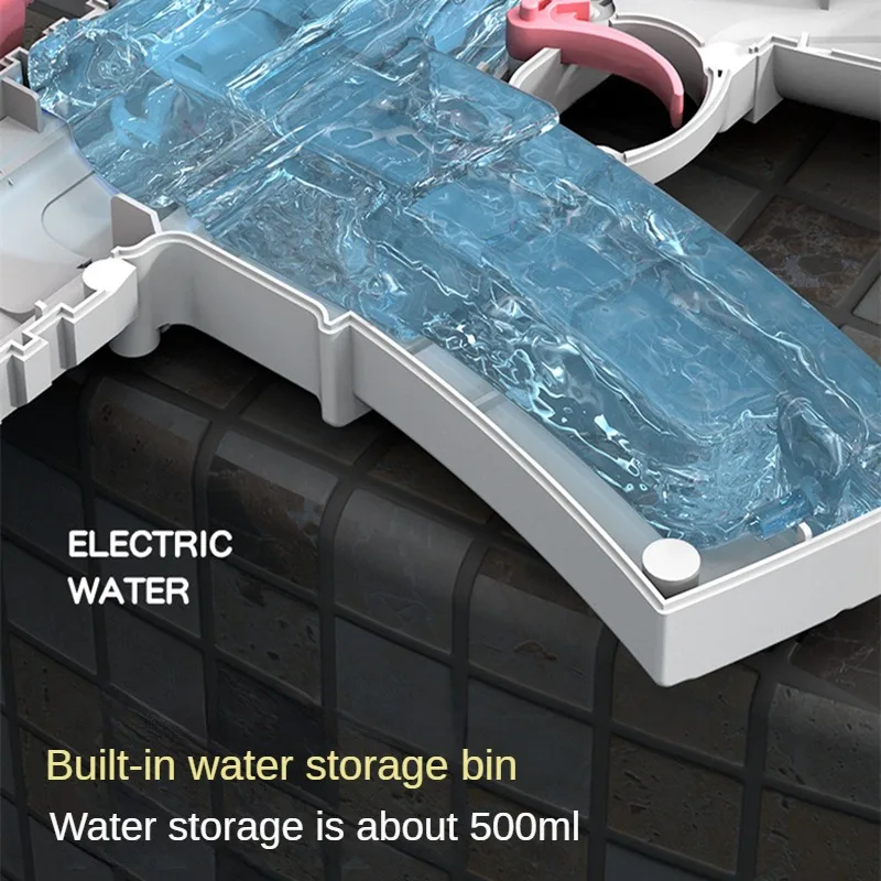 Children Summer Fully Automatic Electric Water Gun Toys Rechargeable Long-Range Continuous Firing Space Party Game Splashing Toy 6