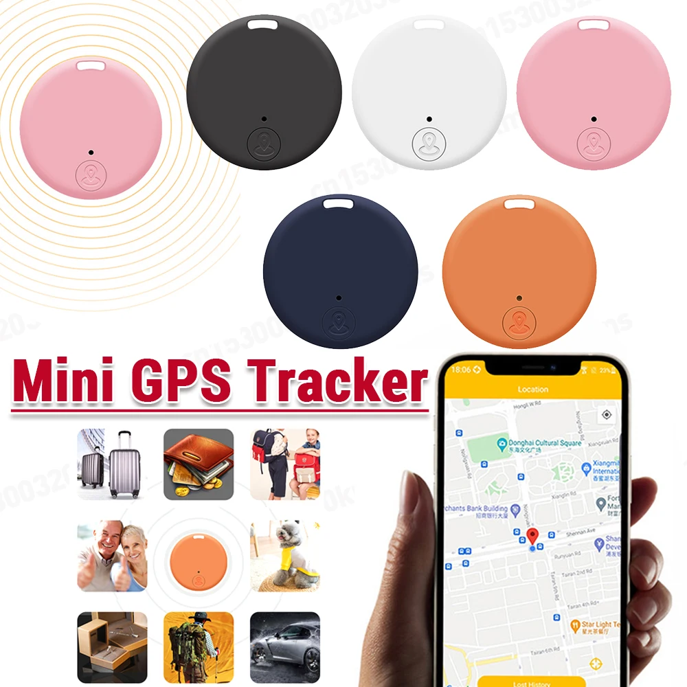 Wireless Mini GPS Tracker Anti-lost Alarm Key Child Bag Wallet Finder Bluetooth APP GPS Locator Smart Tag For iPhone For Android anti lost tracker gps locator key finder anti lose tracker item locator key chain locator anti lost locator