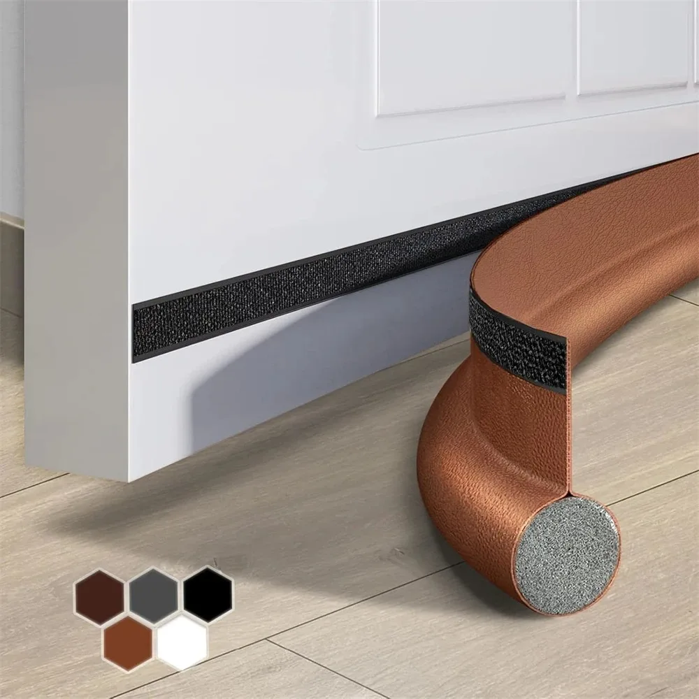 Windproof Door Bottom Seal Strip - 96cm Dust & Sound Blocker Double Protector