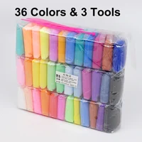 36 Colors Polymer Light Clay Children Fluffy Soft Plasticine Toy Modelling Clay Playdough Slimes Toys DIY Creative Clay Kid Gift 1