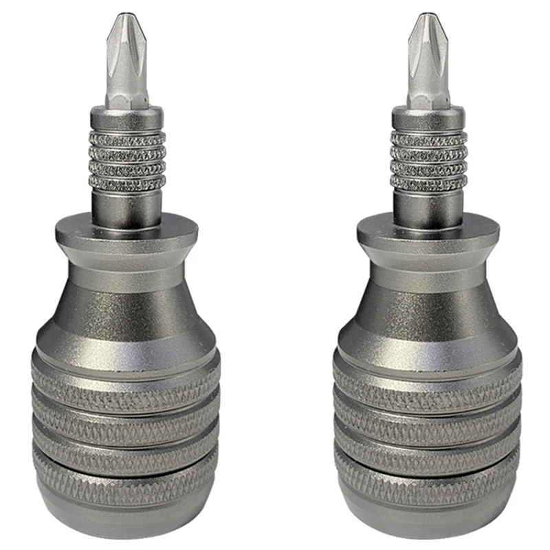 

2x7 в 1 Мини-отвертка титановая отвертка 1/4 дюйма Магнитная отвертка Phillips Torx Набор отверток Инструменты для домашнего ремонта