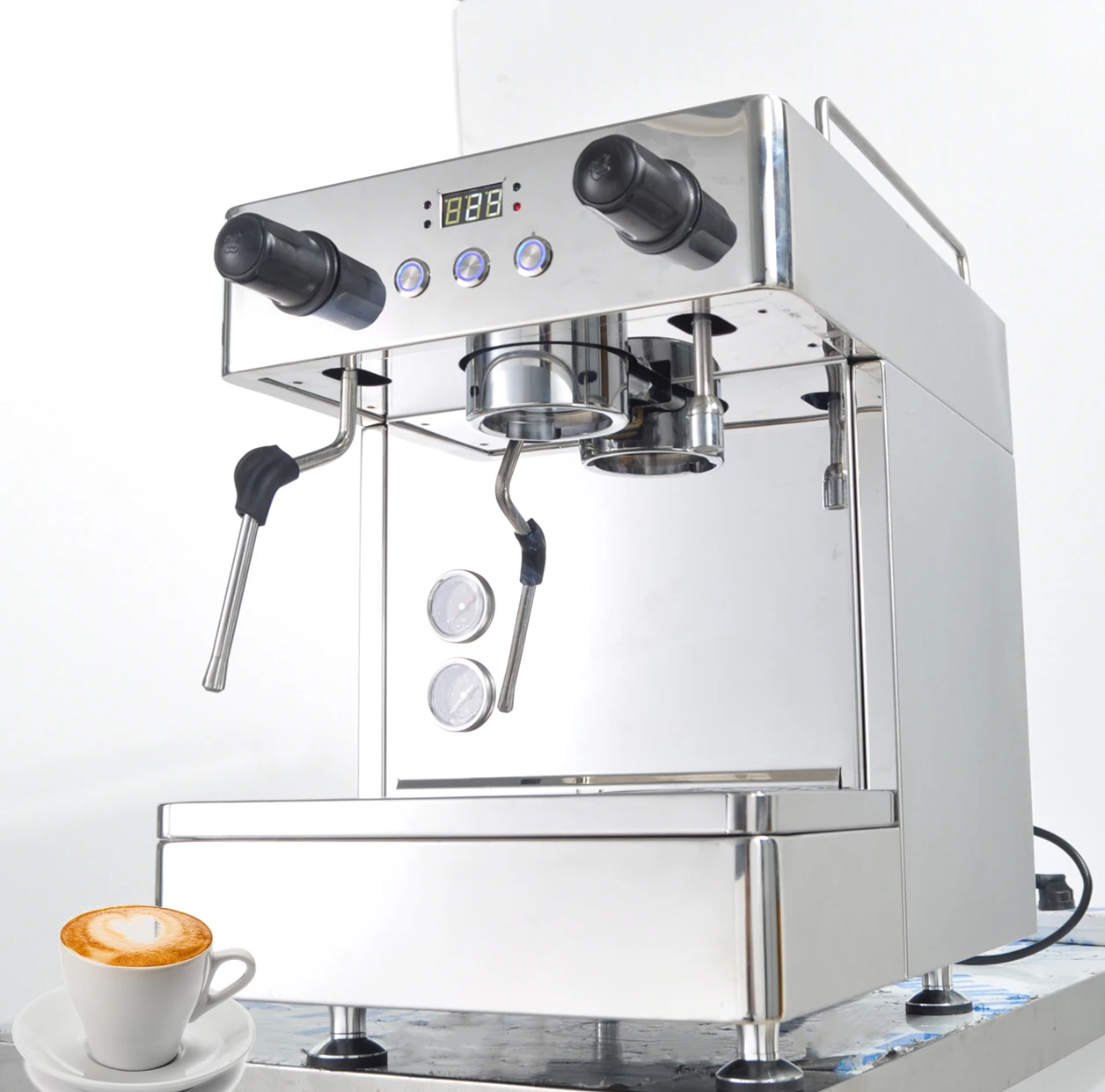 

Cheap semi-automatic mini manual custom lever stainless steel espresso coffee maker machine with milk frother,espresso-machine