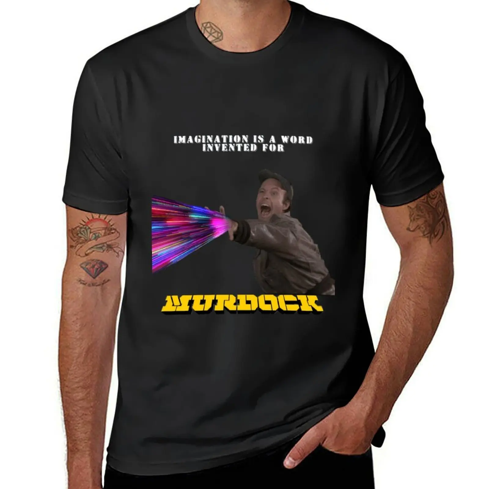 Imagination is a word invented for Murdock T-Shirt Aesthetic clothing korean fashion customizeds mens t shirt graphic