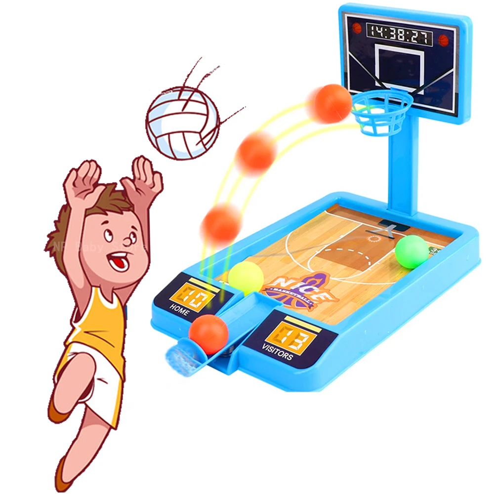 Indoor Basketball Shooting Sport Games Desktop Basketball Shoot Toy Children Play Sets Tabletop Parent-child Interaction Toys - Party Games