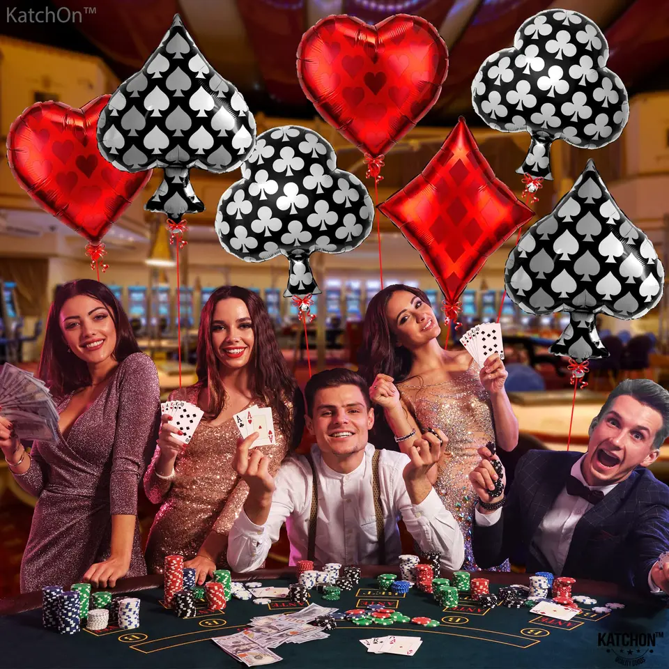 Feestdecoratie vlaggenlijn Casino bestellen voor € 2.99 bij het