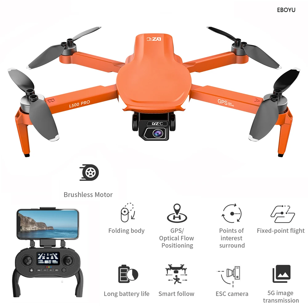 

Складной GPS-Дрон LYZ L500pro, широкий угол обзора 120 P