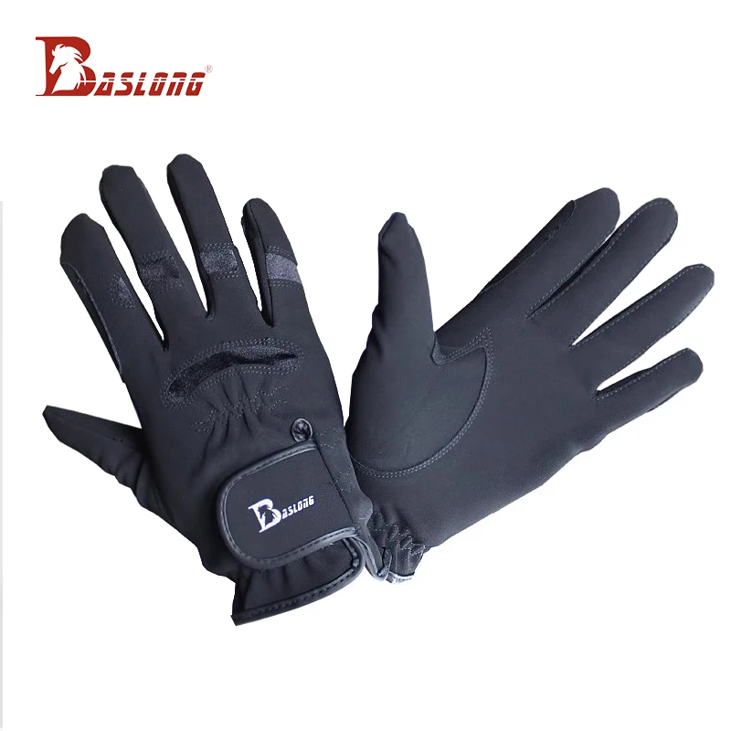 Gants d'équitation pour enfants Baslong, toutes saisons, antidérapants, résistants à l'usure, équipement d'équitation pour enfants, gants de chevalier, équipement équestre