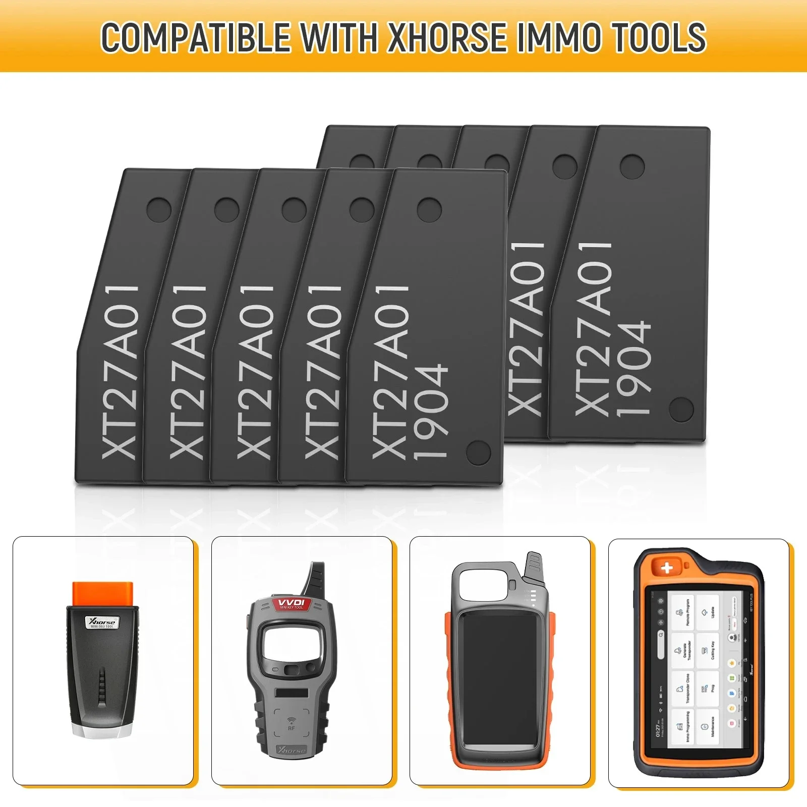 Xhorse VVDI Super Chip XT27A XT27 Chip 5/50/100pcs For ID46/40/43/4D/8C/8A/T3/47/41/42/45 For VVDI2 VVDI Key Tool /Mini Key Tool locksmith tools,transponder chip,key programmer