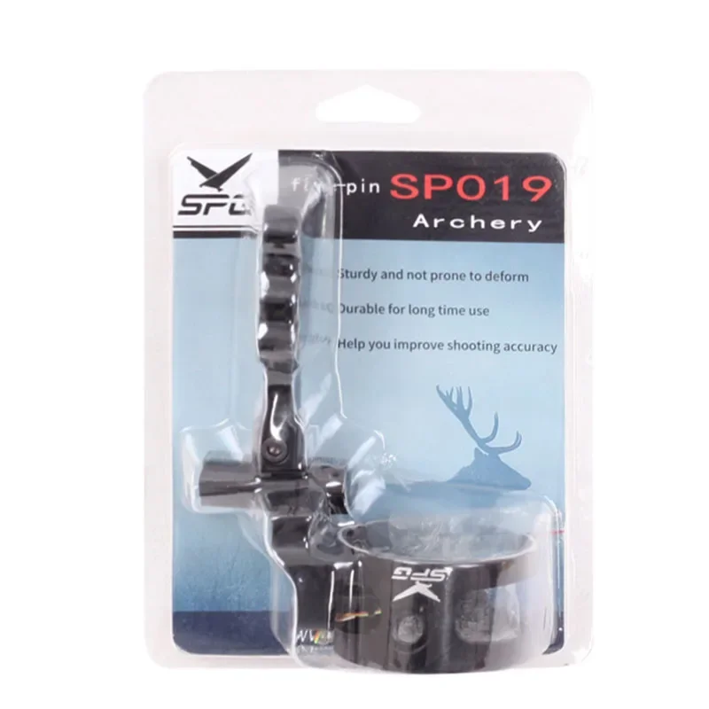 Assembly Compound Bow Sight Outdoor Sports Accessories Adjustable Aluminum Alloy Archery Clear scale Ultra Light