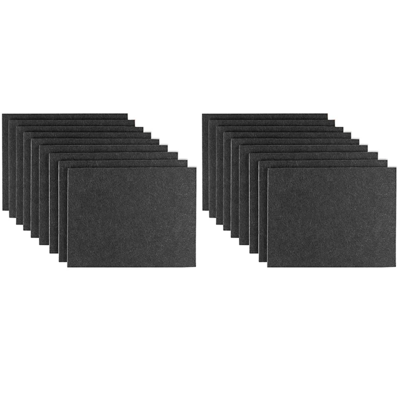 Promotion! 18 Pieces 8 Inch X 6 1/5 Furniture Felt Pads Self Adhesive Cuttable Chair Anti Scratch Floor |