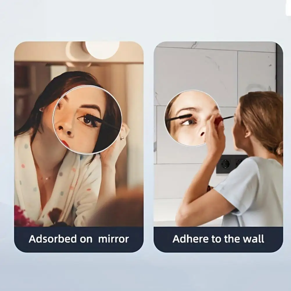 Travel-friendly Magnifying Mirror 30x Magnifying Glass Portable 30x Mirror with Tweezers for Makeup Vanity for Men