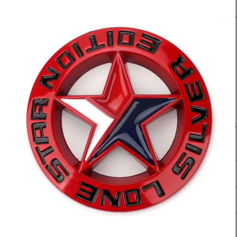 

LoneStar badge front grille decorate decals for Jeep Lone Star Texas emblem EDITION modified accessories body logo car stickers