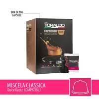 КОФЕ TORALDO |   Dolce Gusto * |   Избранный, поджаренный и обжаренный кофе в Италии. |   Эксellence Неаполитанского кофе (200 капсул, классическая смесь) — изображение 2
