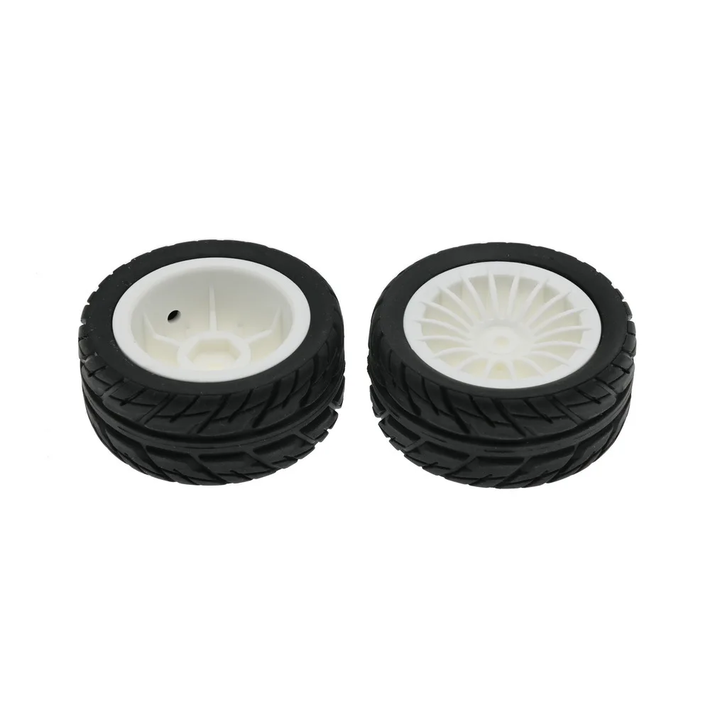 4Pcs 50mm 고무 타이어 타이어 휠 SG1603 SG1604 SG1605 UDIRC UD1601 UD1602 UD1603 UD1604 1/16 RC 자동차 업그레이드 부품