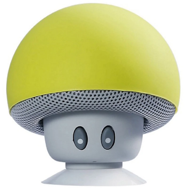 Bluetooth 5.0 Mini Speaker Waterproof Silicone Suction Cup Base
