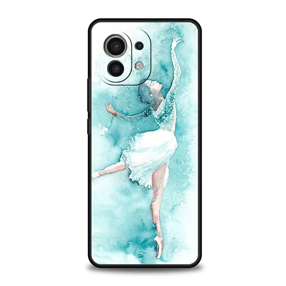 Gymnastics Watercolor Soft TPU Phone Case