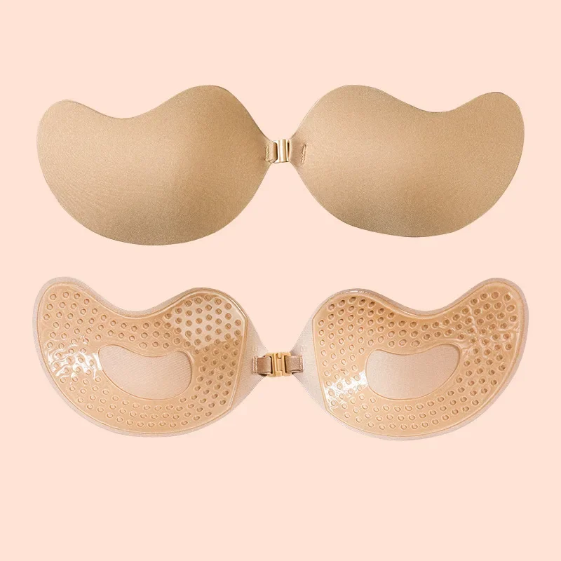 Invisible Strapless Adhesive Stick Bra Breast Tape Push Up Bras Women Lingerie Seamless Silicone Nipple Covers Bralette Pasties 3