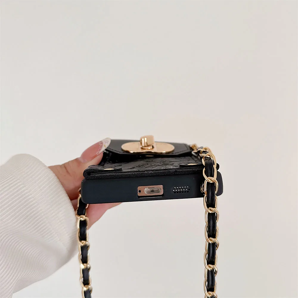 Crossbody Wallet Card Phone Case with Soft Cover