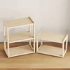 2/3 Layer Desktop Magazines Books Storage Storage Shelves Book Display Shelf StandHolder Desk Organizer Bookshelf Bookend 3