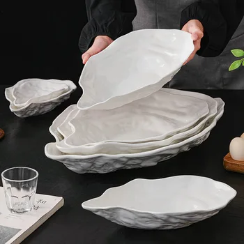 Ceramic Oyster-Shaped Plate 1