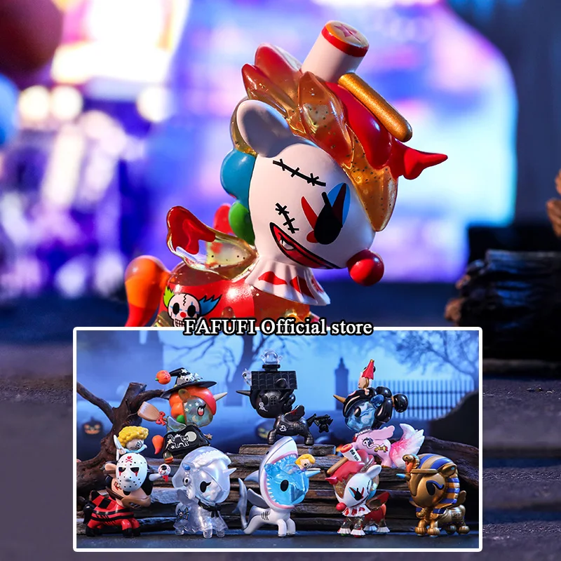 

Глухая коробка игрушки Tokidoki Единорог Фэнтези ночь в музее Фигурки Действие таинственная коробка Кукла Угадай сумку Хэллоуин подарок для детей