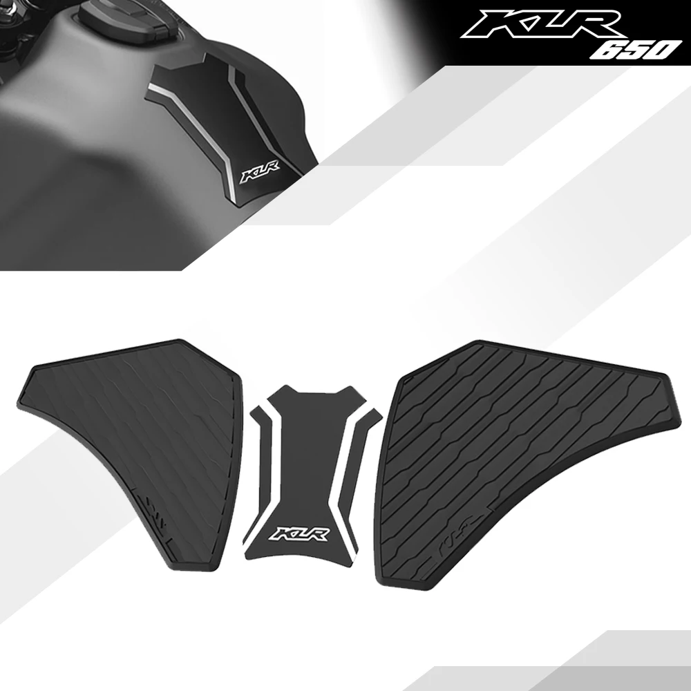 

KLR 650 Side Fuel Tank pad Tank Pads Protector Stickers Decal Gas Knee Grip Traction Pad Tankpad For Kawasaki KLR650 2021 2022