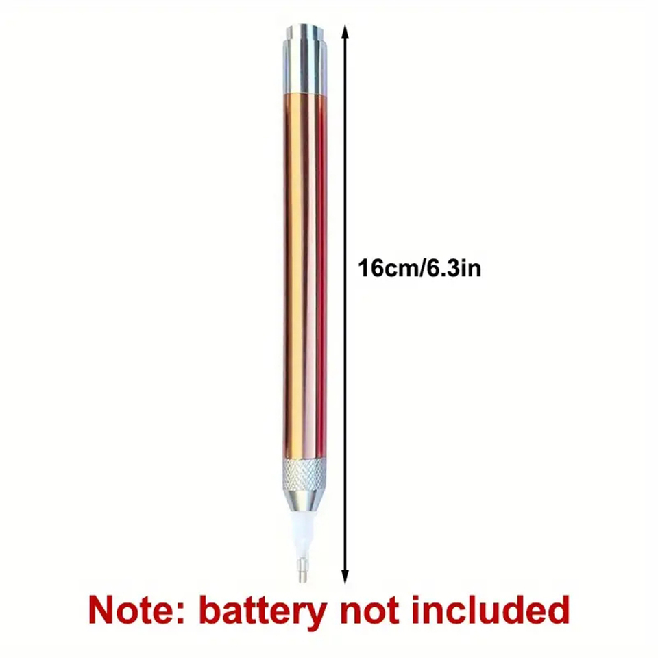 1pc Rose gold Diamond Painting Tool Lighting Point Pen 1 Head Diamond Embroidery Pens 5D Painting Diamonds Moasic Accessories