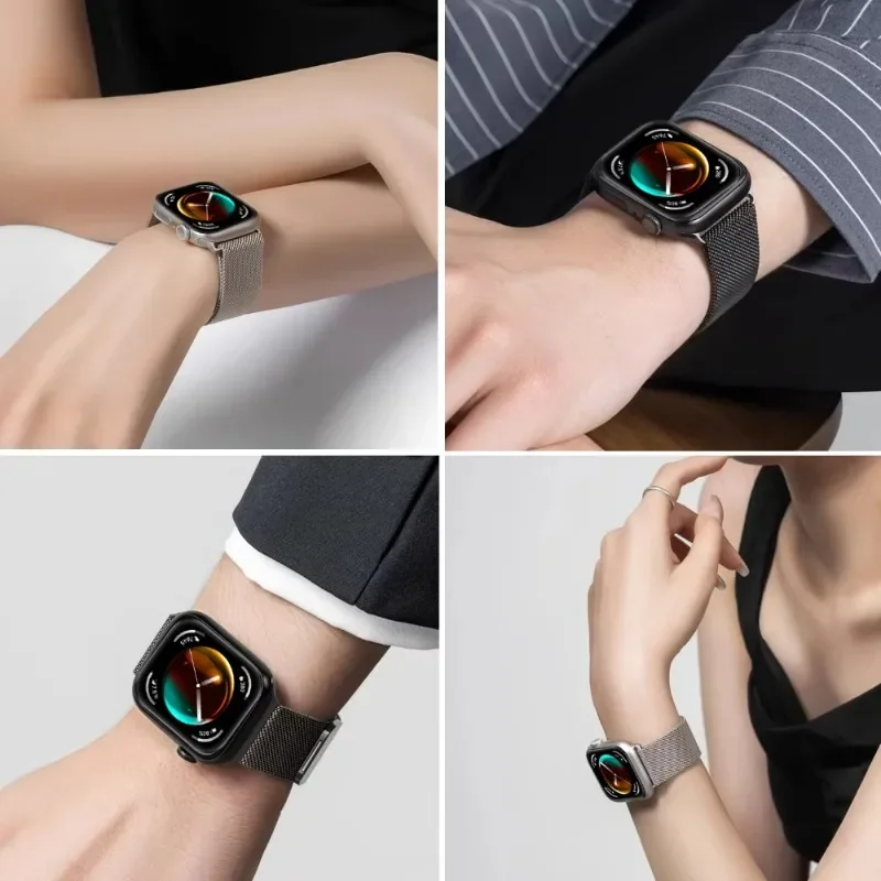 Premium Metal Milanese Strap - Business Classics Replacement Breathable Wristband