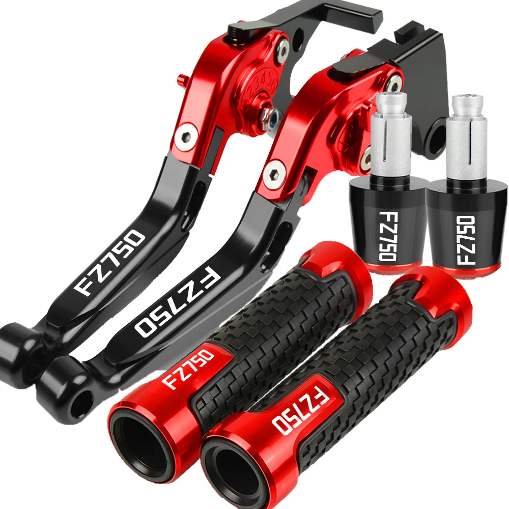 For Yamaha Motorcycle Fz 750 Foldable Brake Clutch Levers Handlebar Handle Grips Ends Fz750 1985 1986 1987 1988 Motorbike Part