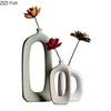 Ceramic Small Mouth Vase Flower Arrangement Dried Flower Vase Decorative Vases Ornament Decoration Crafts Home Accessories Vases 6