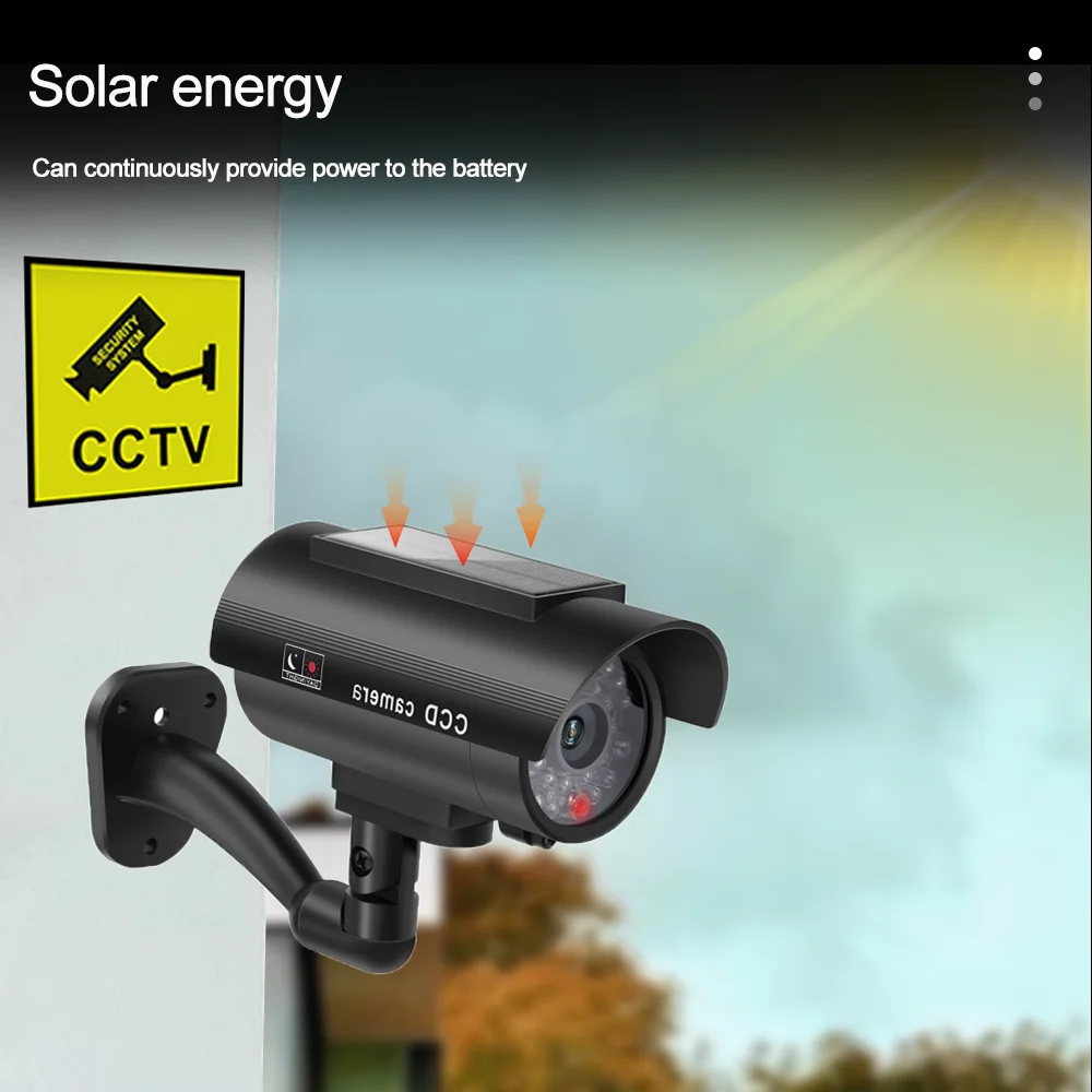 Confezione Da 4 Telecamere Di Simulazione Dome CCTV Con Luce LED - Foto 6