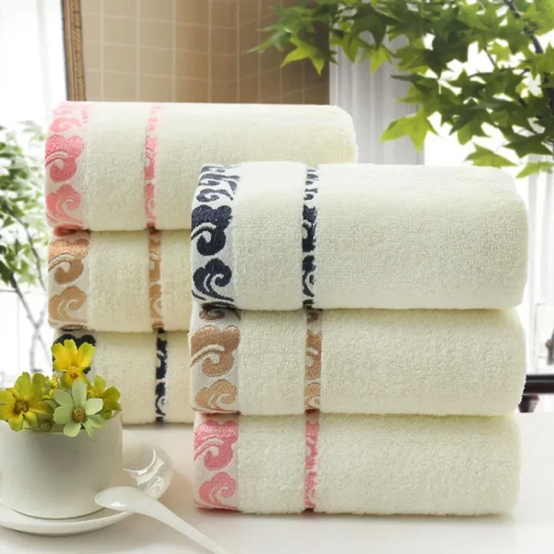 Towel Set Thick Soft Print Bath Hand Hotel Spa Face Kitchen Hair Towel For Adults and Kids toalha de banho havlu toallas recznik bath towels cotton towel cotton face towels