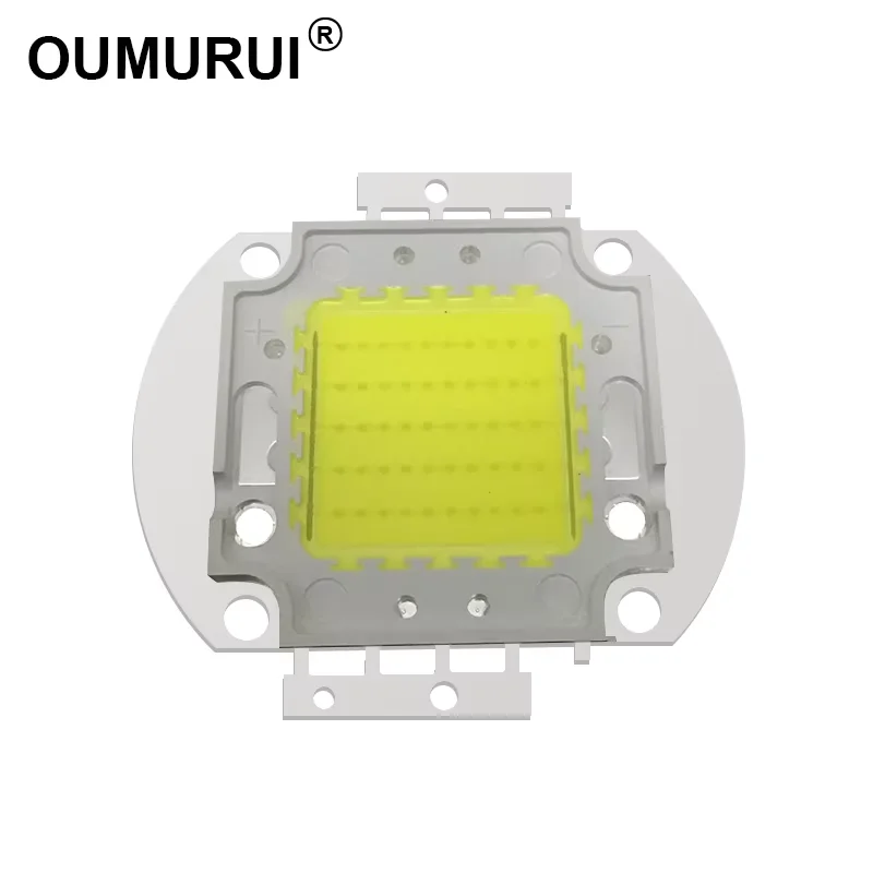 5 Stück 50 W 100 W LED-COB-Chip-Flutlicht, weiß, 6000 K, warm, 3000 K, neutral, 4000 K, Hochleistungslampe, 1500–1750 mA, 32–34 V, 4800–5000 lm, 30 mil – Detail 1