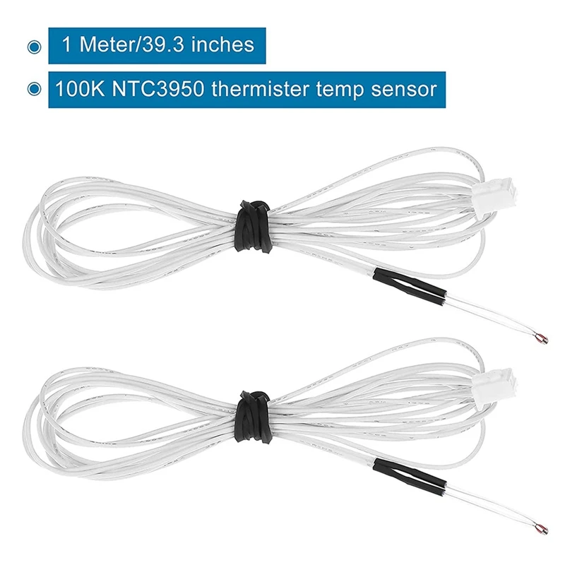 NTC 3950 ̽ µ , Reprap Creality Ender 3  ȣȯ , 100K Ohm, 1 跮 (39.3 ġ), 12 