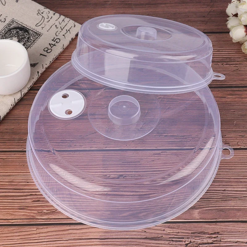 Food Cover Plastic Microwave Oven Special Heating Anti-splash Oil Preservation Cover Clear Lid Safe Vent Kitchen Tools Cocina food cover microwave cover