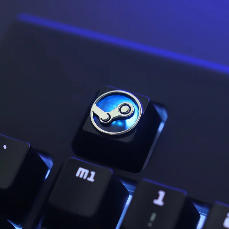 Liga de Alumínio Teclado Mecânico Chave Cap 1pc para Csgo ow Dota Pubg Wow Lol r4 Altura Alívio Estereoscópico - Imagem 5