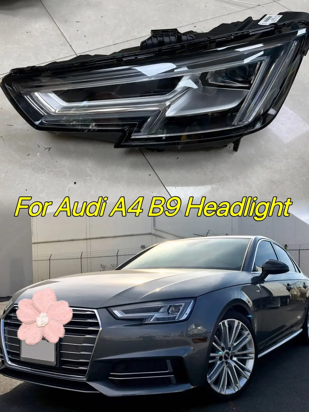 

For Audi A4 B9 Headlight Assembly LED Headlight