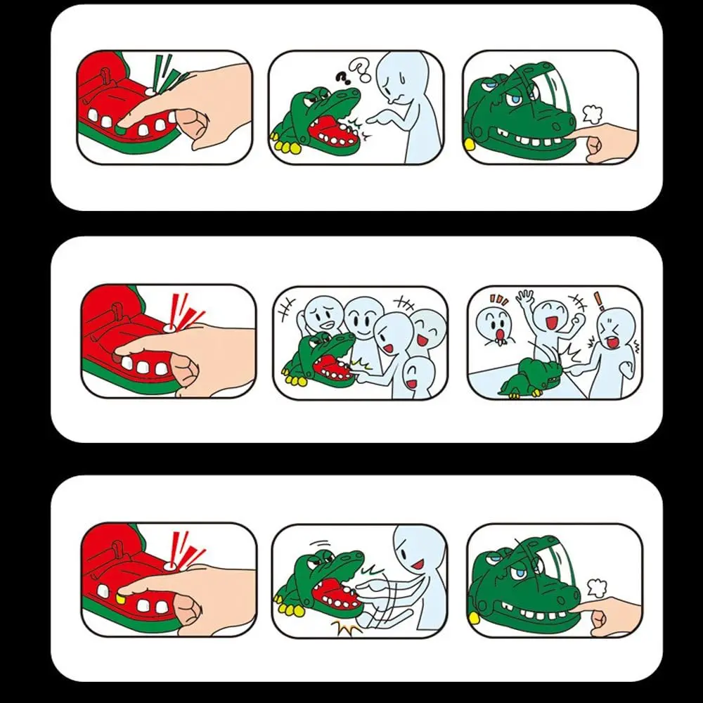 Crocodile Teeth Toys For Kids Alligator Biting Finger Dentist Games Funny For Party And Children Game of Luck Pranks Kids Toys