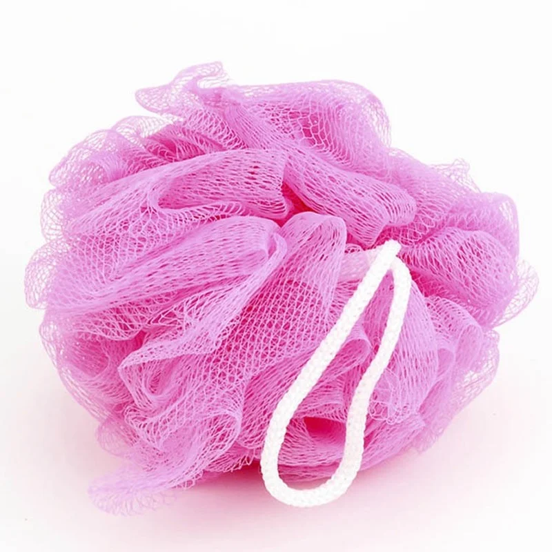Body Wash Bath Balls Large Bath Sponge Candy Color Flowers Mesh Nylon Washing Body Cleaning Wisp Tools Accessories 15g bath sponge